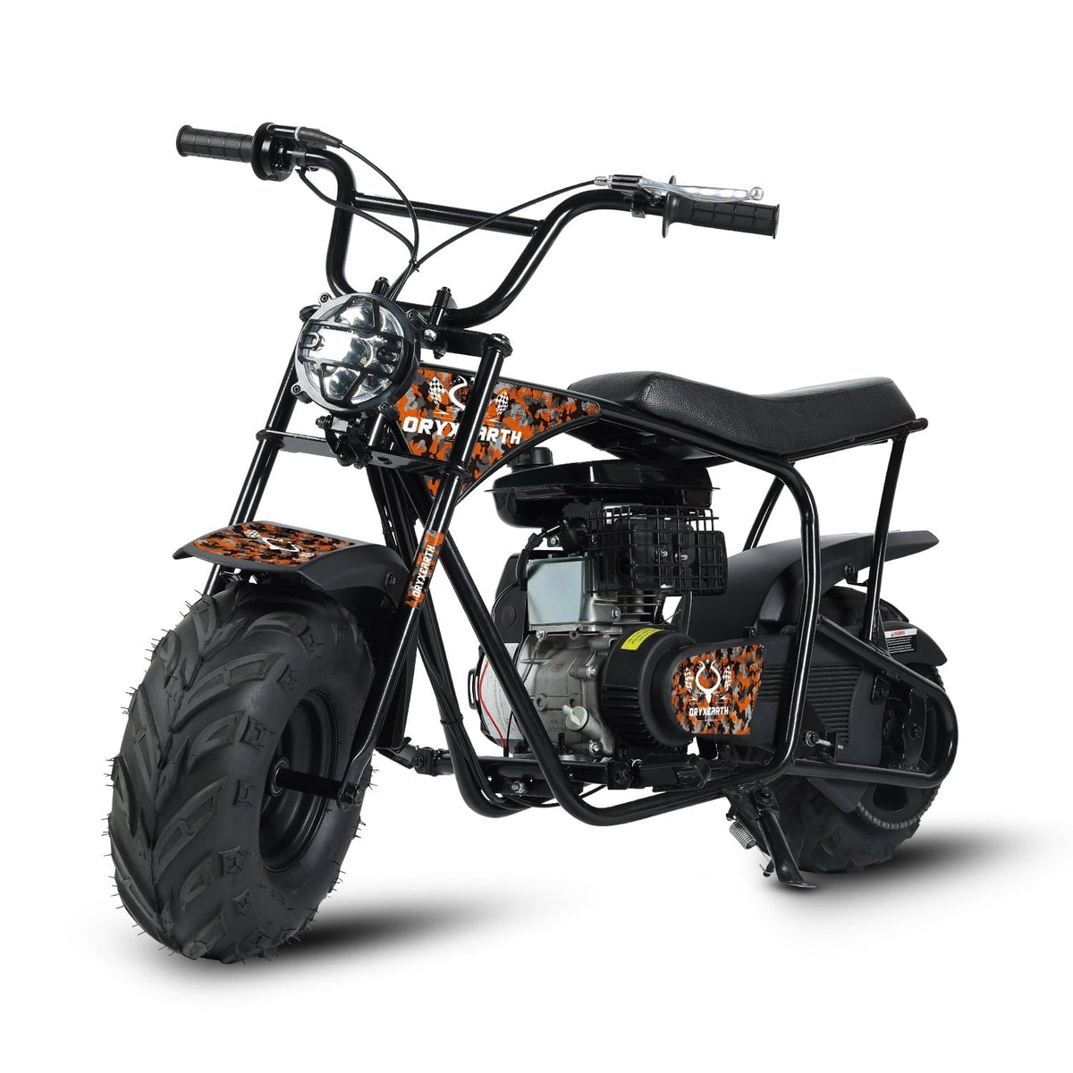 Oryxearth Gas-Powered 4-Stroke Kids Ride-On Mini Bike 105CC Trail Off-Road Dirt Bike for Boys Girls