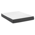 Pemberly Row Firm Gel Infused Twin Long Memory Foam Mattress in White