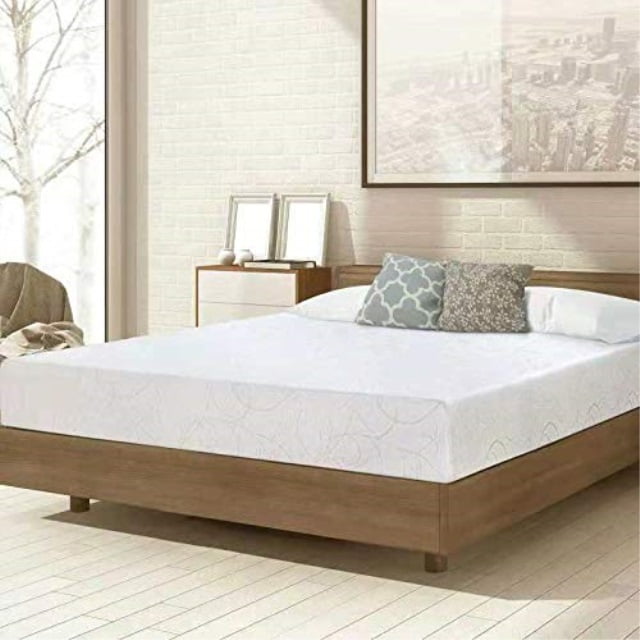 PrimaSleep 7 /9 /11 Inch Dura Deluxe Comfort Memory Foam Mattress, Twin, White
