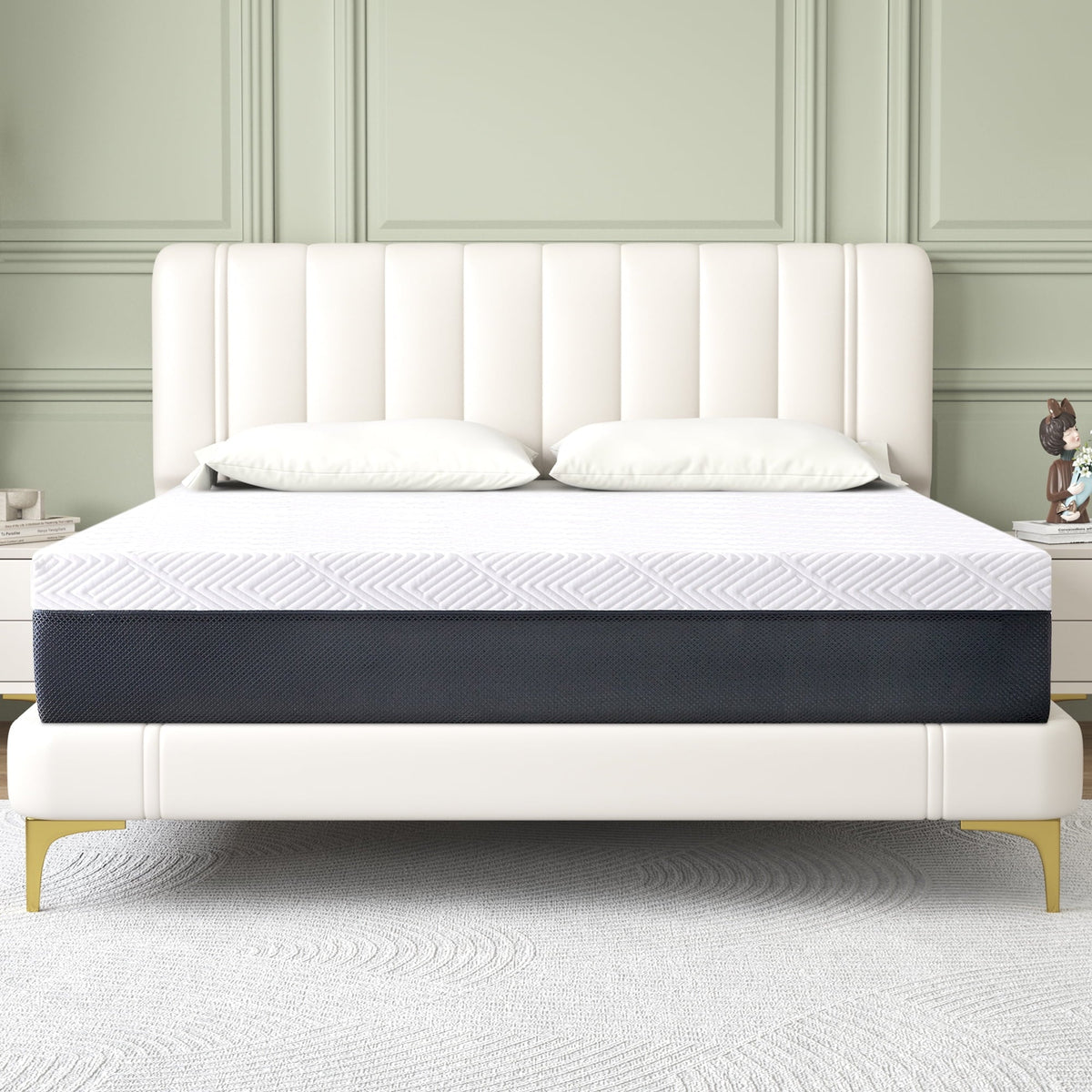 Queen Mattress, Lecuneey 10 Queen Size Memory Foam Mattress In Recorder Box, Medium