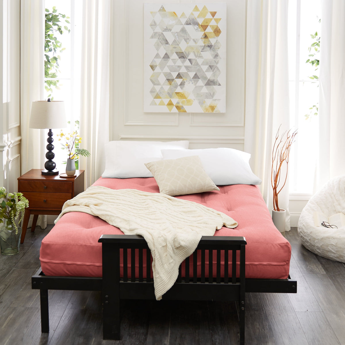 Queen Size 8-inch Gel Memory Foam Futon Mattress