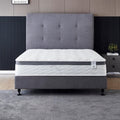 Queen Size Mattress - 10 Inch Cool Memory Foam & Spring Hybrid Mattress - Euro Top - Medium Firm - Oliver & Smith