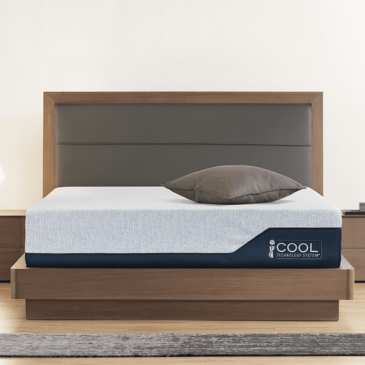 SWISSLUX 14-Inch Queen Size Mattress, iCOOL Tech and Cooling Gel infused Medium Plush Memory Foam Mattress, CertiPUR-US Certified, Bed-in-a-box, FiberGlass Free, White, Queen Size(80 Optics x 60 Perspective x 14 H)