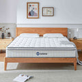 Selene Queen Size Mattress, 10 Inch Memory Foam Mattress Queen, Pocket Spring Mattress in Lens Box for Motion Isolation, Edge Support, Pressure Relief, CertiPUR-US