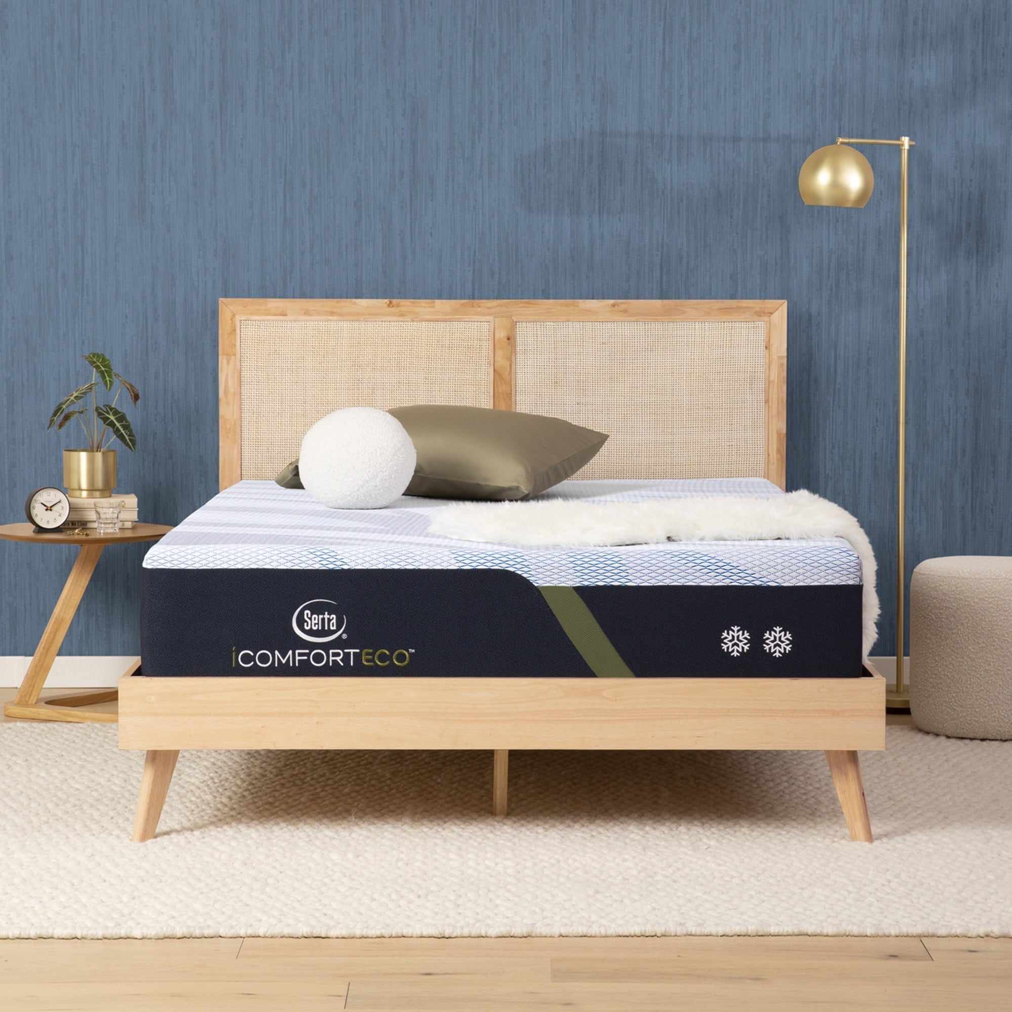 Serta iComfortECO F10 12.75 Memory Foam Medium Mattress - Memory Foam; Fiberglass-Free