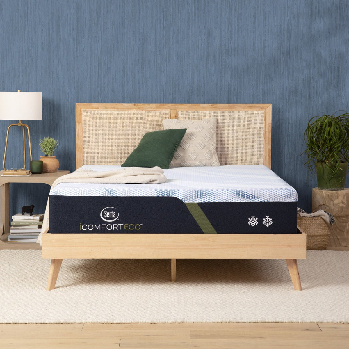 Serta iComfortECO F15GL 13.25 Memory Foam Firm Mattress - Memory Foam; Fiberglass-Free