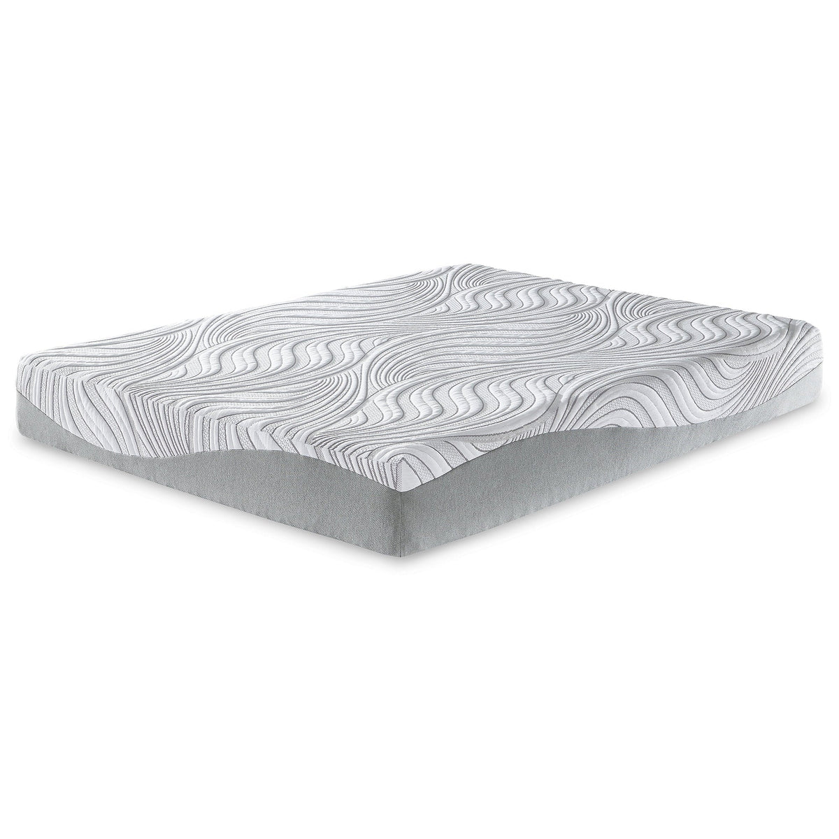 Signature Design by Ashley Peak 10 Inch Memory Foam California King Mattress, White