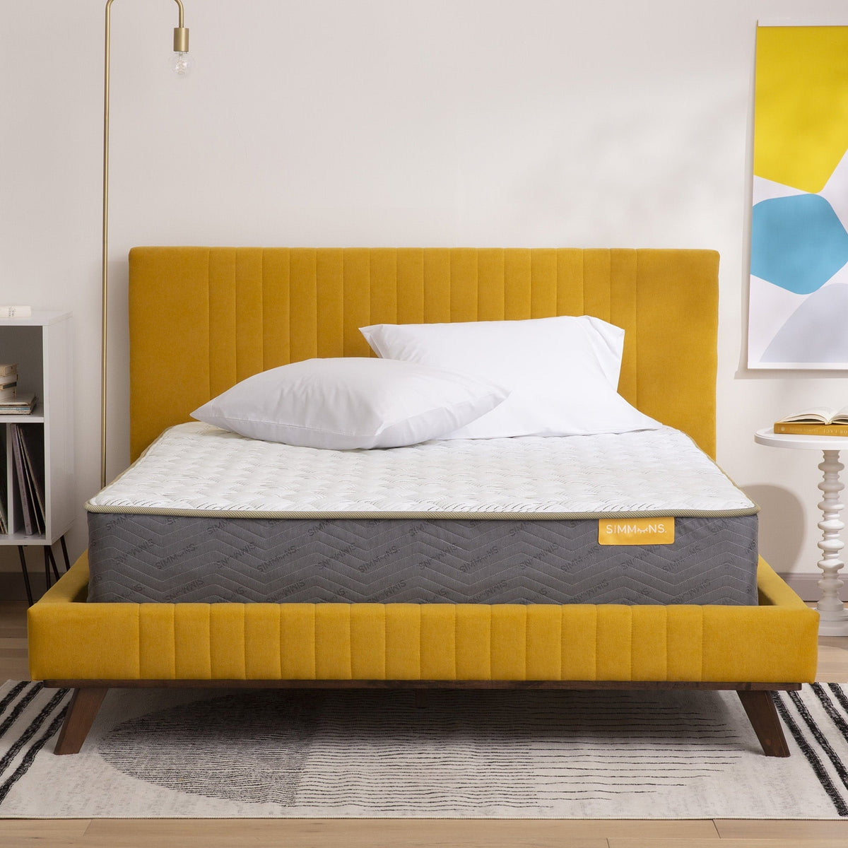 Simmons PeacefulSleep 10.5 Firm Mattress - Innerspring; Fiberglass-Free