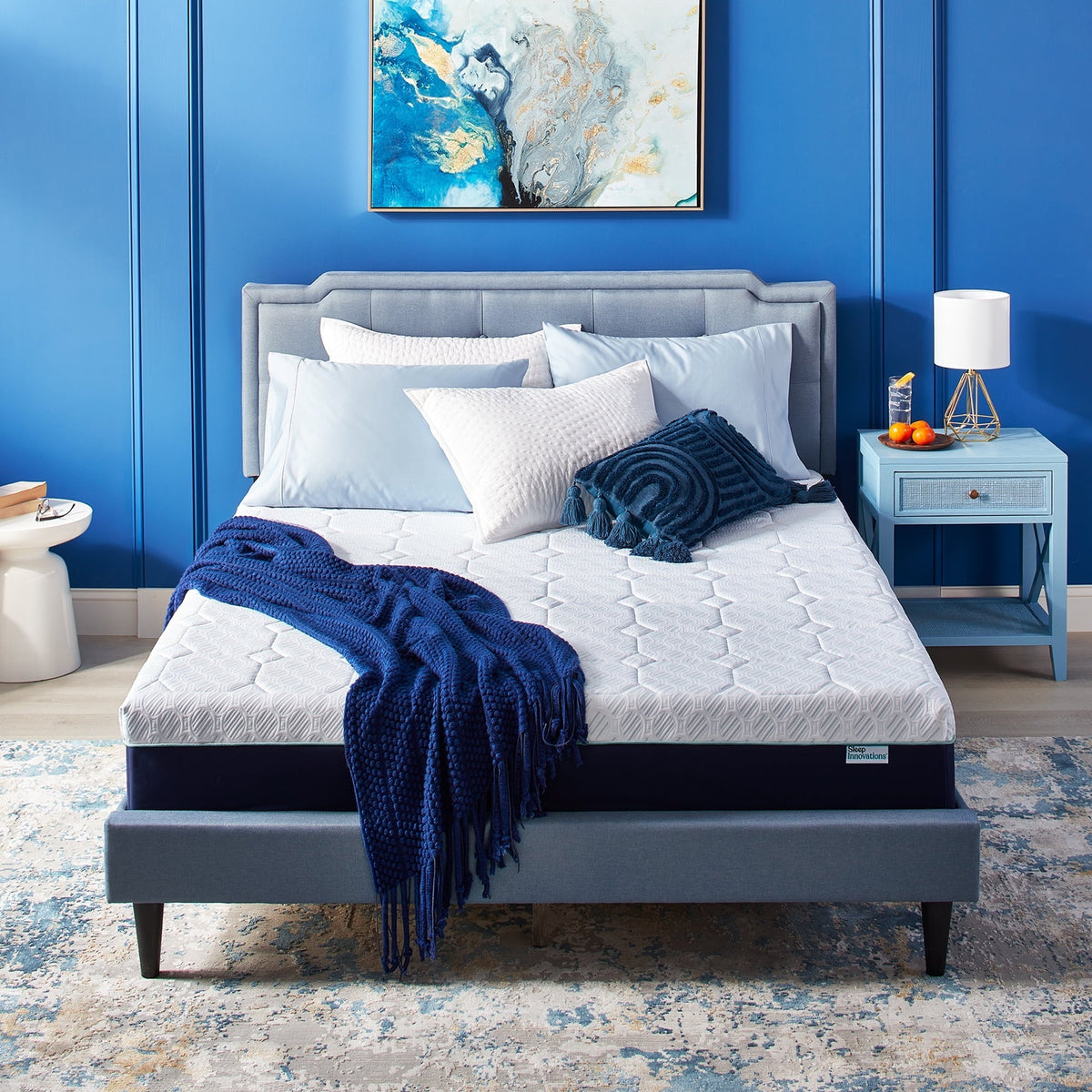 Sleep Innovations Ellis Advanced Cooling 12 Gel Memory Foam Mattress, Queen