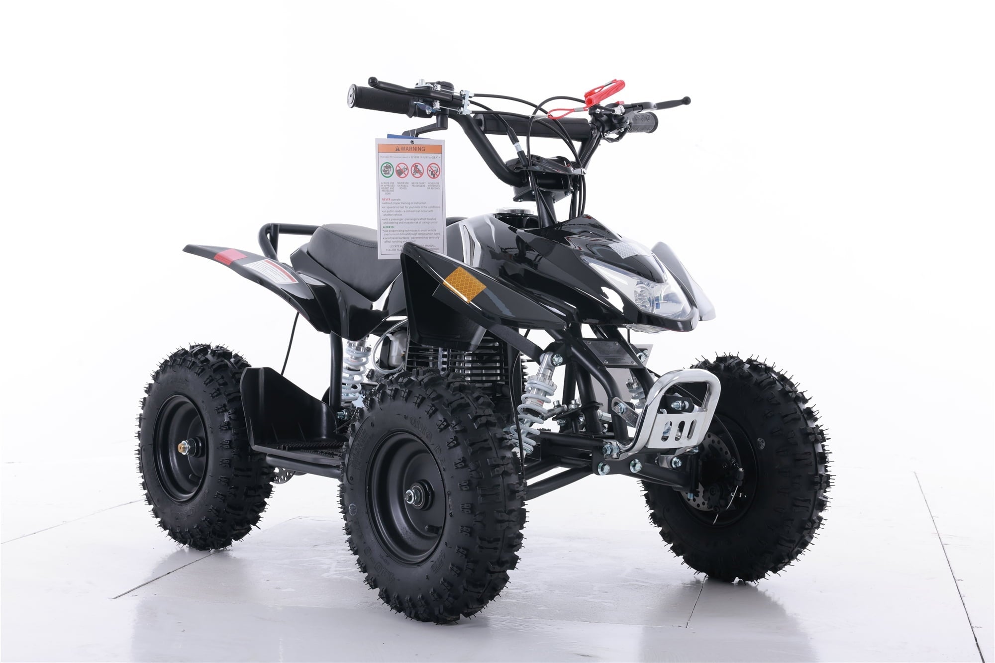Tao Motor Brand New Mini boulder 40cc Gas Mini ATV for Kids with Pull Start 4 Stroke Disc Brake 6¡° Tires , Black