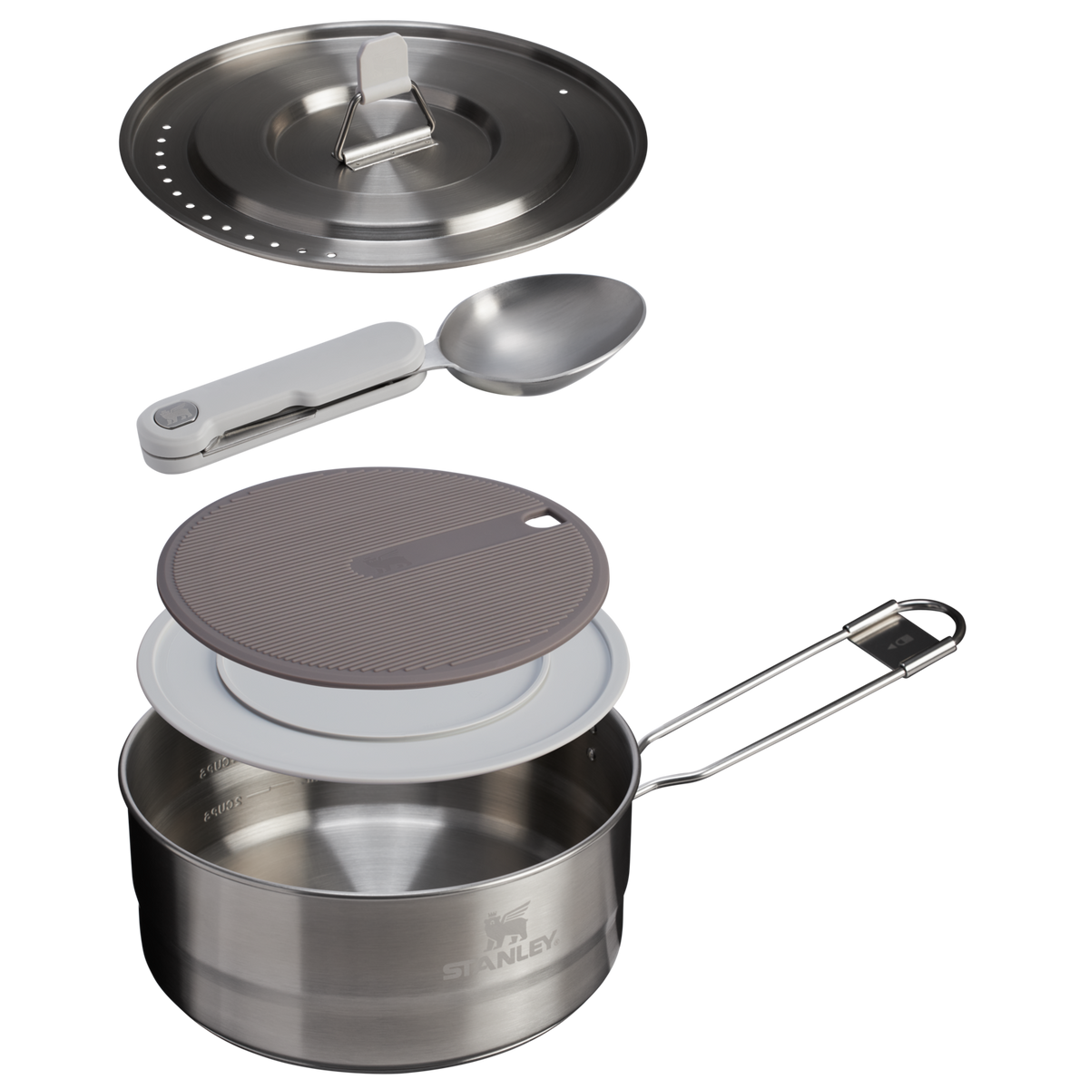 The Wildfare Pro Saucepan Cookset 5-piece set D092J