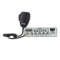 RoadKing RKCBFM Dual-Mode Camcorder FM CB Radio for Truckers Full 40 Channels Pro Emergency Channel CB with Noise-Cancelling Mic Large Display-Silver