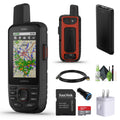 Garmin GPSMAP 67i Rugged Hiking GPS Premium Handheld inReach Satellite Technology, Two-Way Messaging, Interactive SOS, Mapping Bundle With Accessories