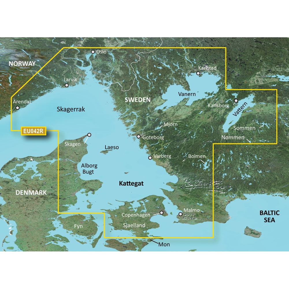 Garmin BlueChart g2 Vision Oslo Display Trelleborg Digital Map