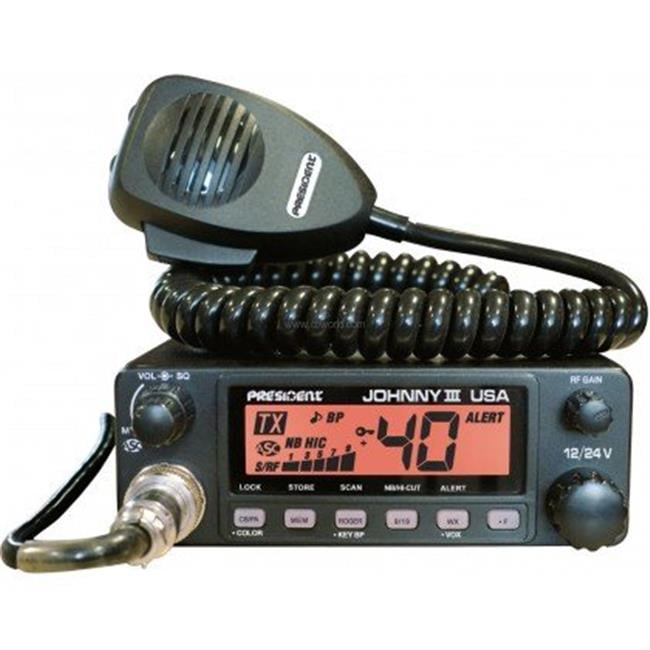 12-24 Volt CB Radio with 3 Color Display