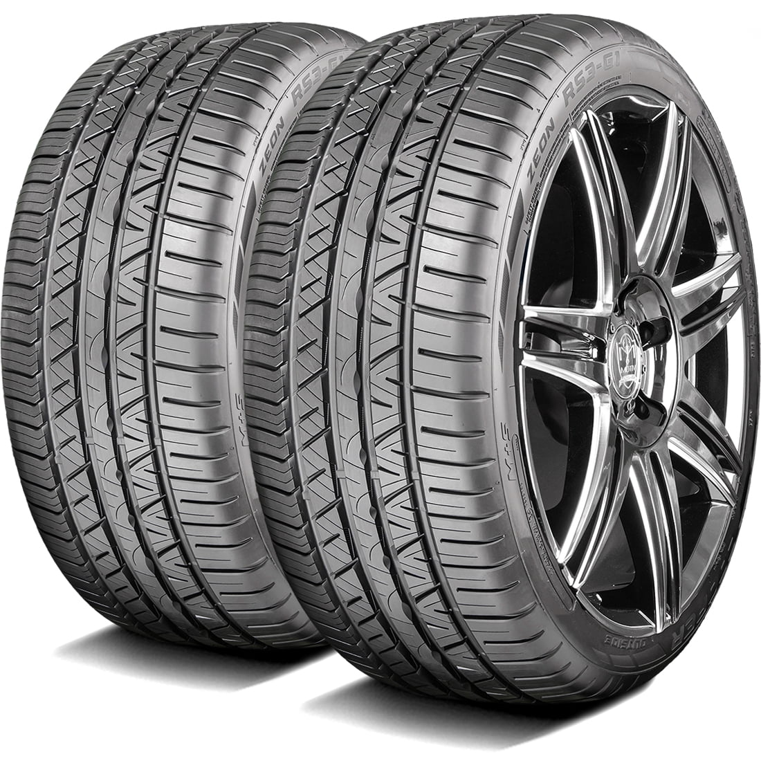 Pair of 2 (TWO) Cooper Zeon RS3-G1 265/35R20 99W XL A/S Superior Performance Tires Fits: 2015-20 Ford Mustang EcoBoost Premium, 2016-17 Porsche 911 GT3 RS