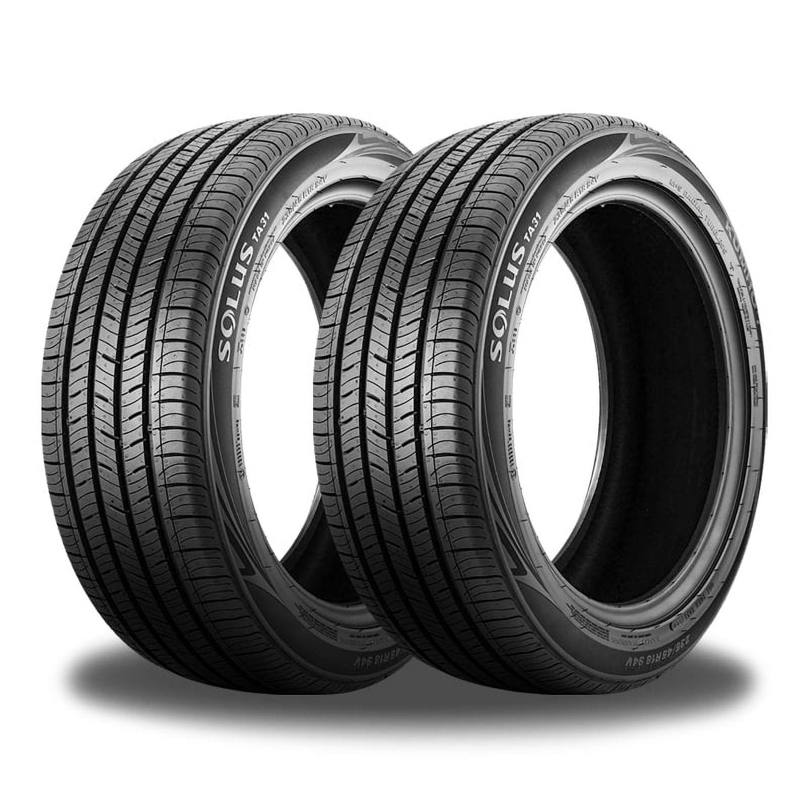 2 Kumho Solus TA31 215/55R17 94V All Season+Snow Traction 3PMSF Tires 60K Mi 2340062 / 215/55/17 / 2155517