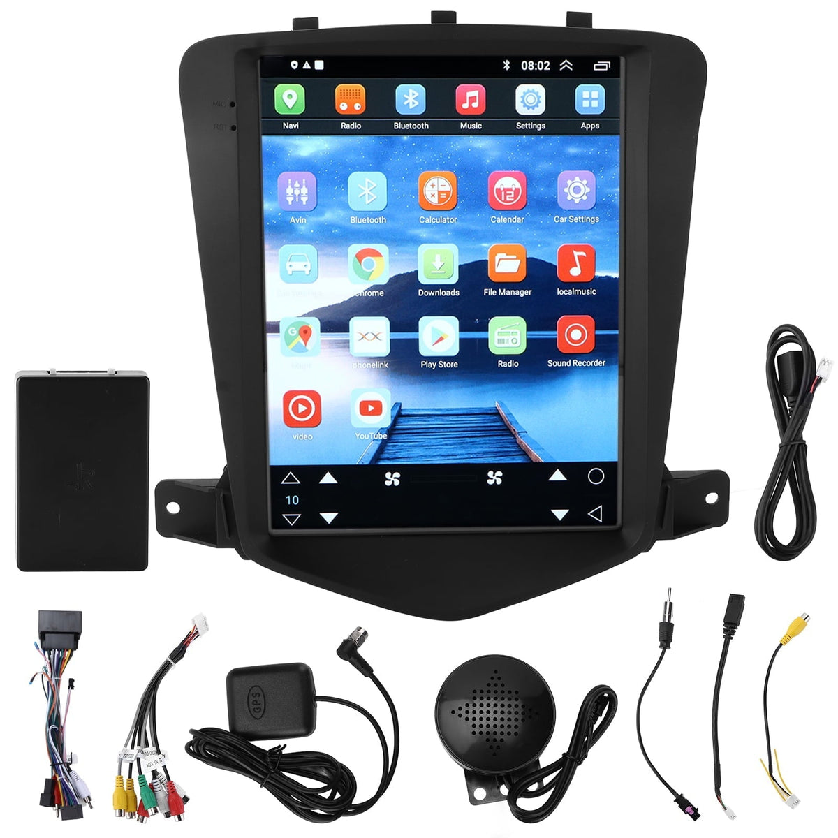 10.4 Inch Vehicle GPS Navigation for Android 10.0 Replacement for Chevrolet Chevy Cruze 20092015(2+32G )