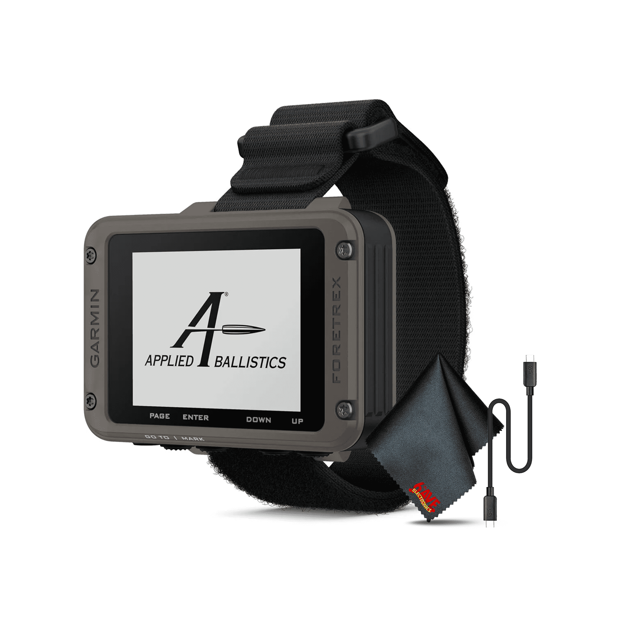 Garmin Foretrex 901 (Ballistic Edition) with 6Ave Cleaning Cloth