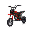 24V14Ah Kids Ride Display 24V Electric Toy Motocross Motorcycle Dirt Bike-XXL large,Speeds Up Display 14.29MPH,Dual Suspension, Hand-Operated Dual Brakes, Twist Grip Throttle, Authentic Motocross Bike Geometry