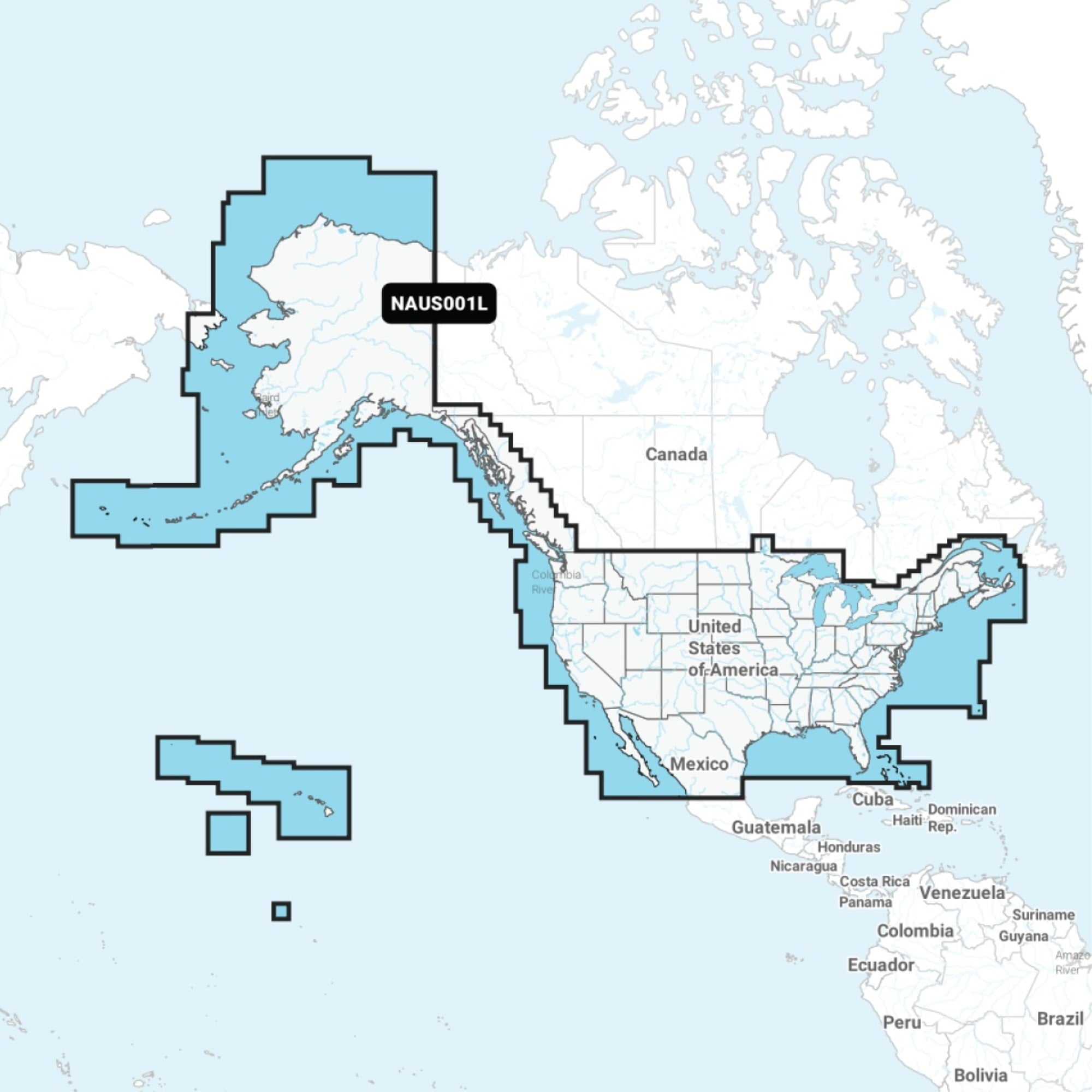 Navionics NAUS001L Second-hand Coastal Canada