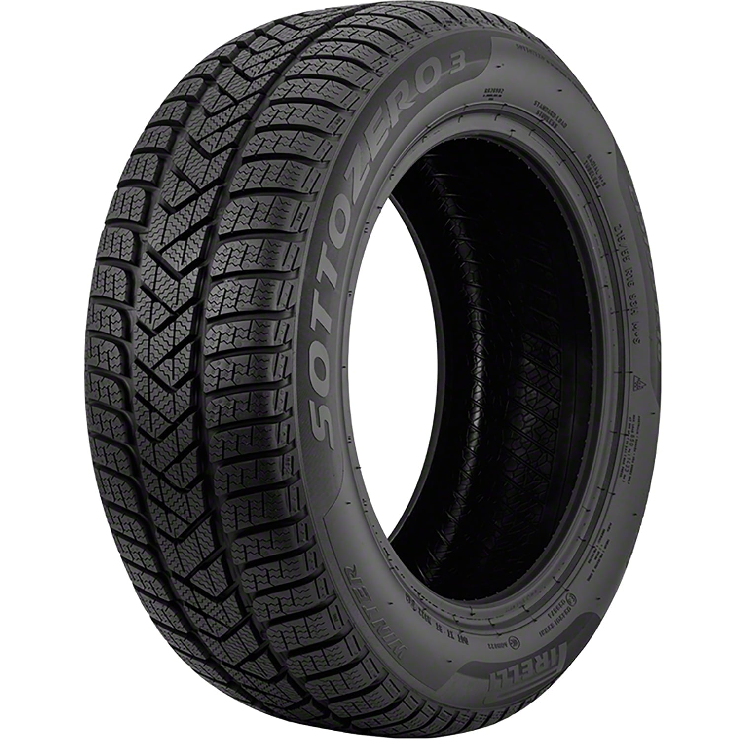 Set of 4 Pirelli WINTER SOTTOZERO 3 255/40R20 101W XL Tires Fits: 2021-23 Tesla Standard Long Range, 2022-23 Volkswagen Tiguan Highline R-Line